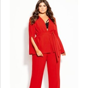 NWT Red Pantsuit size 20